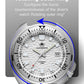 ADDIESDIVE Business Automatic Mechanical Man Watch Silver Premium Luxury 200M Dive Waterproof NH35A Stainless Steel Mens Watches