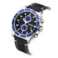 MEGIR Fashion Watches for Men Leather Strap Sport Military Wristwatch Man Quartz Watch Waterproof Chronograph with Calendar 2132