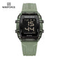 NAVIFORCE Women Watch Waterproof Personality Square Wristwatches LED Digital Silicone Strap Sport Electronic Clock Montre Femme