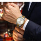 CURREN Fashion Brand Couple Watches for Lovers Simple Classic Quartz Stainless Steel Bracelet Wristwatches with Luminous Hands