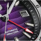 San Martin 39mm Purple Desert Texture Dial Luxury Men Dress Watch  NH34 GMT Automatic Mechanical Waterproof 100m Luminous SN0129