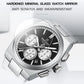NAVIFORCE Trend Brand Stainless Steel Couple Watch Quartz Date Display Chronograph for Lovers Waterproof Fashion Wild Wristwatch
