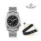 Boderry Voyager Field Watch Titanium Automatic Dive Wristwatch 100M Waterproof Titanium Bracelet For Seiko Movement Watch Men