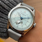 The New MERKUR Cross Line Sector Dial Salmon Retro Casual Watch for Men Business Series Manual Chorded Watch Relogio