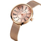 MEGIR Luxury Women Watches Fashion Ladies Quartz Watch Clock Stainless Steel Waterproof Female Watch Relogio Feminino 7014