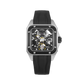 BODERRY Skeleton Watches Men's Square Titanium Automatic Mechanical STORM Luxury Clock 100M Waterproof Mechanical Watch For Men