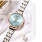 CURREN Luxury Sparkling Rhinestone Dial Stainless Steel Bracelet for Ladies Simple Quartz Wristwatches New Fashion Trends Gift