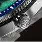 San Martin 40mm Enamel Spiral Dial Integrated Bracelet Men Diver Watch Miyota 9015 Automatic Mechanical Waterproof 200m SN0148