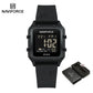 NAVIFORCE Watch for Women Multifunction Digital Luxury Watches Auto Time Date Week Display Silicone Strap Waterproof Girl clock
