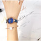 MEGIR Luxury Rose Gold Watch Women Bracelet Casual Quartz Wristwatches Steel Mesh Band Waterproof Ladies Watches Reloj Mujer