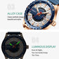 CURREN Watches Top Brand Fashion Leather Wristwatch Casual Quartz Men's Watch New Chic Luminous hands Clock