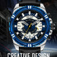 MEGIR Luxury Casual Men Watches Fashion Sports Military Wristwatch Calendar Luminous Quartz Chronograph Clock Montre Homme 2118