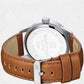 NAVIFORCE Trend Casual Wristwatch for Man Military Sports Water Resistant Leather Strap Men's Clock Quartz Calendar Male Watches