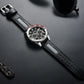 MEGIR Watches for Men Brand Luxury Military Sports Watch Chronograph Leather Strap Waterproof Date Quartz Wristwatch Man Clock