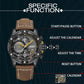MEGIR Men Watches Luxury Brand Quartz Wristwatch Waterproof Leather Strap Military Sports Clock Chronograph Reloj Hombre 2130