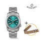 Boderry Voyager Field Watch Titanium Automatic Dive Wristwatch 100M Waterproof Titanium Bracelet For Seiko Movement Watch Men