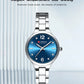 CURREN Simple Elegance Women's Watches NEW Thin  Quartz Stainless Steel Band Wristwatch Waterproof Clock Gift for Ladies