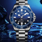 Seagull Ocean Series 300M Waterproof  Men Automatic Mechanical Watch Sea Wave Dial Sports Diving Luminous Calendar 41mm 1218 New