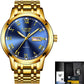 LIGE Fashion Waterproof Watch Women Creative Women's Bracelet Watches Top Brand Luxury Sport Quartz Chronograph Relógio Feminino