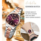CURREN Fashionable Quartz Watches for Women Roman Numerals Simple Elegant Stainless Steel Braclete Ladies Wristwatch