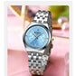 CURREN Designer Style Watch for Women Elegant 32mm Dial with Rhinestones Stainless Steel Band  Luxury Dress Ladies Wristwatch