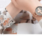 MEGIR Fashion Women Watches Luxury Quartz Wristwatch Rose Gold Mesh Strap Ladies Business Casual Watch Reloj Mujer 7009