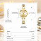 CURREN Luxury Hight Quality Quartz Watch Fashion Charming Rhinestones Stainless Steel Band Women's Wristwatches