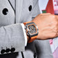 2026 PAGANI DESIGN New 40MM Bucket shaped Hollow Leisure Fashion Men's Quartz Watch Sapphire Glass Quartz Watch Clock