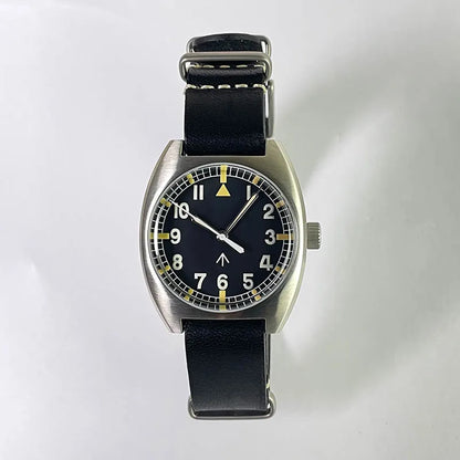 Baltany S2001 36MM W10 Military Watch Man Stainless Steel Mechanical Wristwatches Waterproof Vintage Pilot Automatic Field Watch