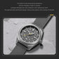 CADISEN TI-7 Autodyne Titanium steel Automatic Mechanical Canvas Wristwatch MIYOTA 8215 Luminous Sapphire Waterproof Man Watches