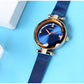 MEGIR Luxury Rose Gold Watch Women Bracelet Casual Quartz Wristwatches Steel Mesh Band Waterproof Ladies Watches Reloj Mujer