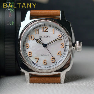 Baltany S4015 1926s Tribute Dress Watch Man Luxury 9039 Mechanical Watch Sapphire 20ATM Burnt Blue Hands Retro Automatic Watch