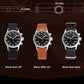 Baltany 39mm Military Chronograph Watch Man S5045 Sapphire Crystal 10ATM Stainless Steel VK67 Calendar Retro Quartz Wristwatches