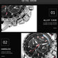 MEGIR Men's Original Sport Watches Leather Strap Quartz Military Waterproof Wristwatch Male Clock Reloj Hombre 1010