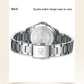 CURREN Fashion Brand Couple Watches for Lovers Simple Classic Quartz Stainless Steel Bracelet Wristwatches with Luminous Hands