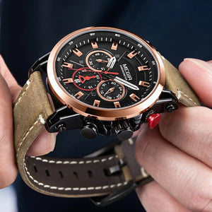 MEGIR Men Sports Watch Chronograph Luxury Quartz Military Wristwatches Waterproof Luminous Date Clock Relogio Masculino 2085