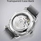 2025 New Seagull Men's Watch Automatic Mechanical Wristwatch Multi-Function Hollow Flywheel Business Simple Watch D819.622