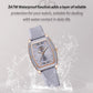 NAVIFORCE Women Quartz Watches Silicone Strap Student Sports Watch Big Dial Simple Tonneau Waterproof Wristwatches Dropshipping