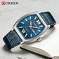 CURREN Elegant Men's Watch with Day-Date Display Formal Classic Quartz Wristwatch with Luminous Hands Casual Wear Gift for Him