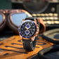 MEGIR Fashion Watches for Men Leather Strap Sport Military Wristwatch Man Quartz Watch Waterproof Chronograph with Calendar 2132