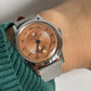 Thinner Designs NEW Pierre Paulin Jumping Hour Men Watch Salmon Dial Automatic St17 Mechanical Watch Vintage Date Window