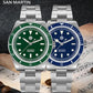 San Martin Vintage 38mm 6200 Diver Watch New Upgraded for Men Luxury NH35 Automatic Mechanical Sapphire Waterproof 200m Relojes