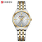 CURREN Designer Style Watch for Women Elegant 32mm Dial with Rhinestones Stainless Steel Band  Luxury Dress Ladies Wristwatch