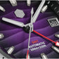 San Martin 39mm Purple Desert Texture Dial Luxury Men Dress Watch  NH34 GMT Automatic Mechanical Waterproof 100m Luminous SN0129