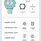 NAVIFORCE Women's Waterproof Watch Fashion Casual Luminous Display Quartz Wristwatch with Silicone Band Reloj Mujer High Quality