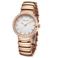 MEGIR Stainless Steel Strap Watches for Women Fashion Casual Quartz Wristwatch Diamond Dial Ladies Dress Clock Reloj Hombre 7010