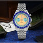 San Martin New Chronograph VK64 Quartz Watch Original Design 39.5mm Men Sports Business Dress Watches Waterproof 100m SN0116