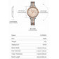 CURREN Simple Dress Wristwatches for Women Elegant Quartz Watch with Luminous Hands Auto Date Waterproof