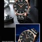 CURREN New Simple Style Stainless Steel Wristwatches for Men Luxury Brand Business Quartz Watch with Roman Numbers