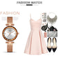 MEGIR Luxury Rose Gold Watch Women Bracelet Casual Quartz Wristwatches Steel Mesh Band Waterproof Ladies Watches Reloj Mujer